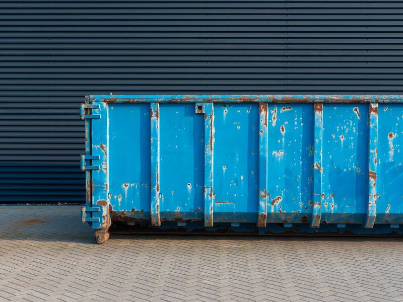 Finished dumpster rental job for a Rochester homeowner