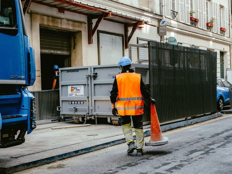 Dumpster rental job in the Northwest Rochester neighborhood of Rochester